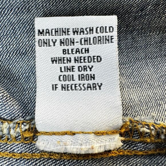 CAbi Denim Jean Jacket Womens Size Medium Blue Chest Pockets #511 - Picture 15 of 16